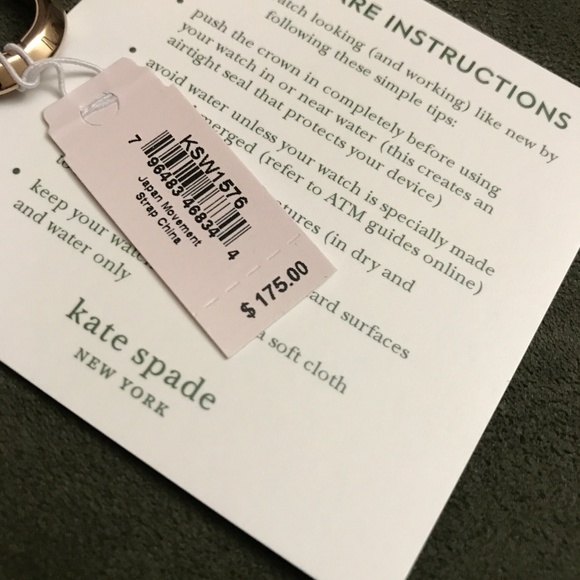 EUC Kate Spade 34mm Metro Green Scolloped Watch - Picture 7 of 8